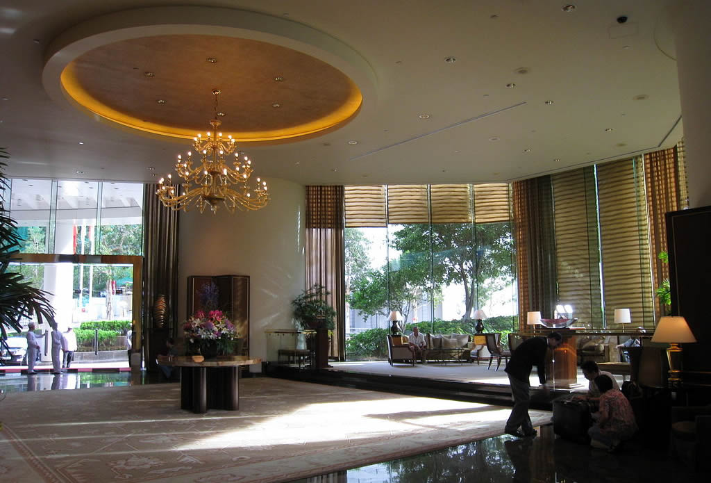 Conrad Hong Kong Hotel lobby