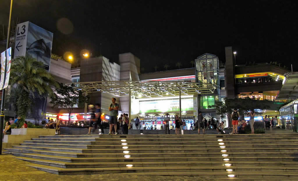 The Peak Galleria entrance in Victoria Peak, Hong Kong
