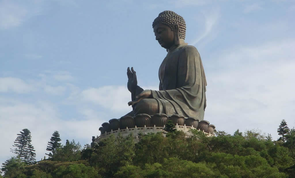 Big Buddha in Lantau Island, Hong Kong